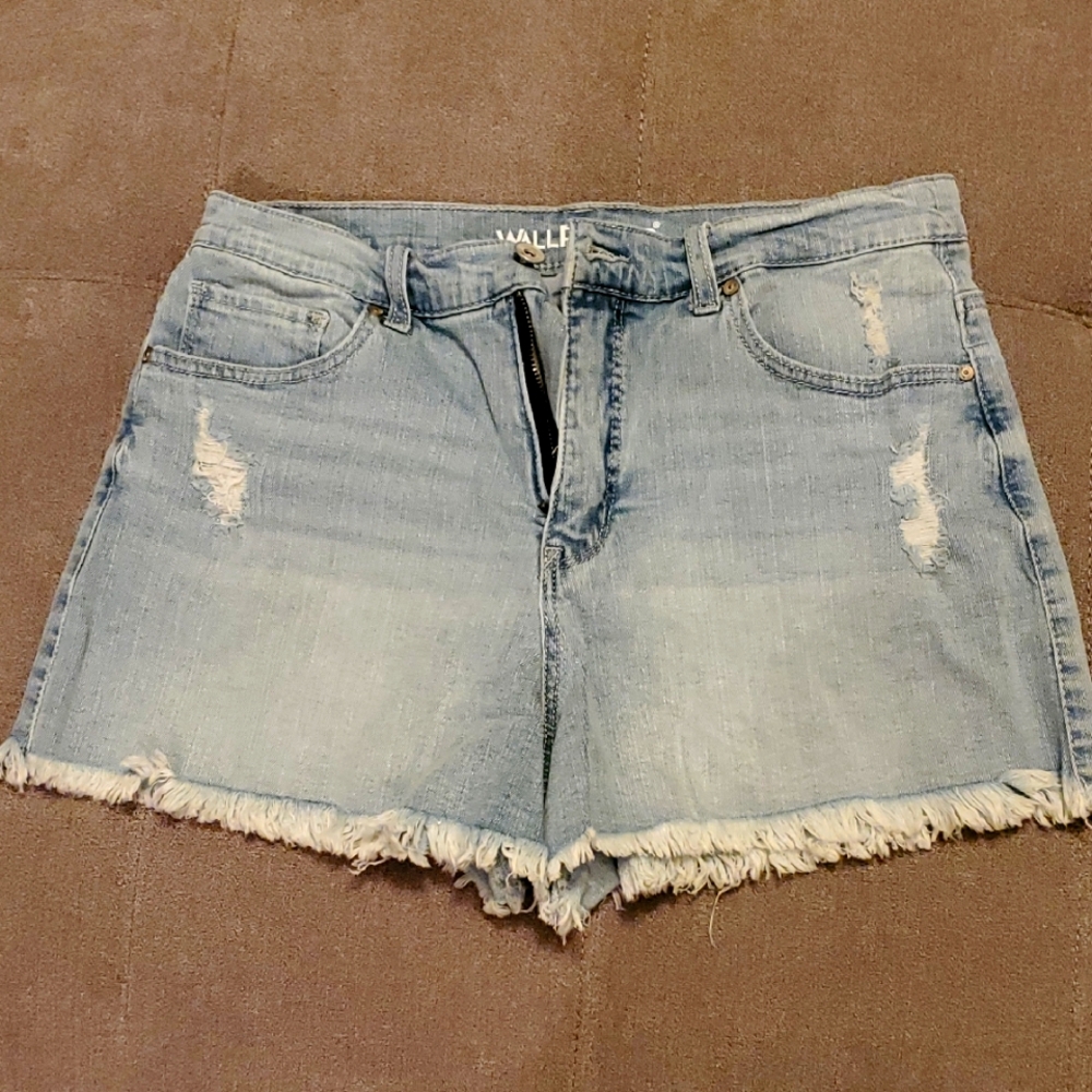 EuC never worn, Wallflower Light Blue High-Waisted Jean Shorts